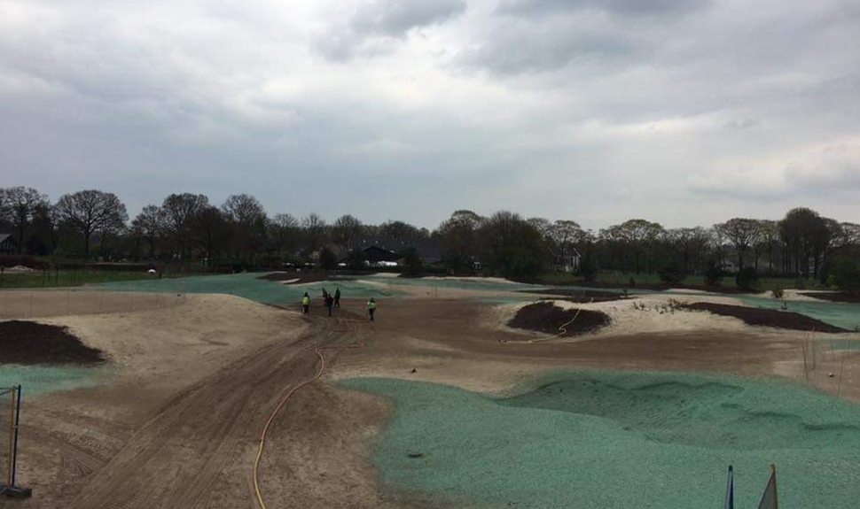 Hydroseeding Golfbaan Cromvoirt