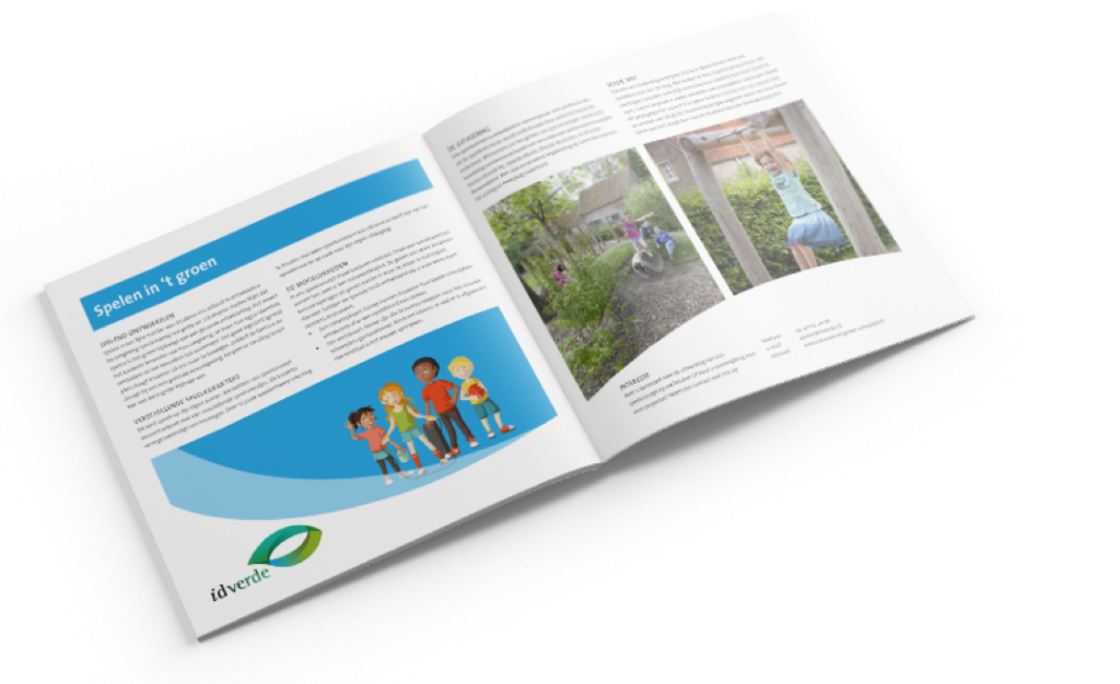 Groen schoolplein leaflet