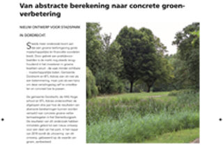 Straatbeeld - Van abstracte berekening naar concrete groenverbetering