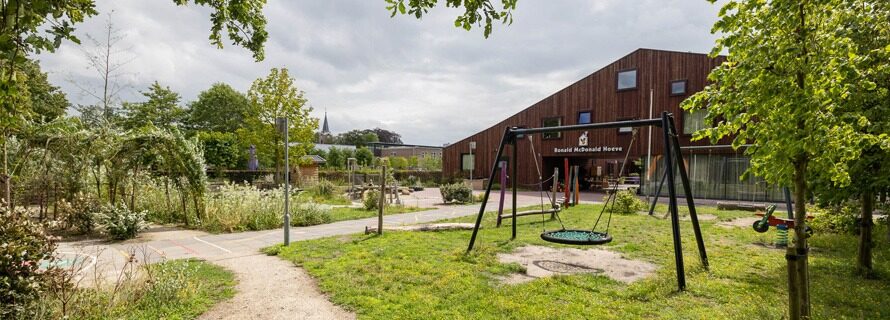 Buitenruimte van Ronald McDonald hoeve