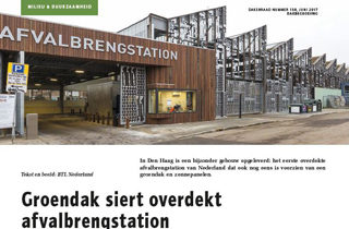 DAKENRAAD nr 138 - Groendak siert afvalbrengstation