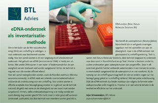 Nieuws - eDNA-onderzoek als inventarisatiemethode
